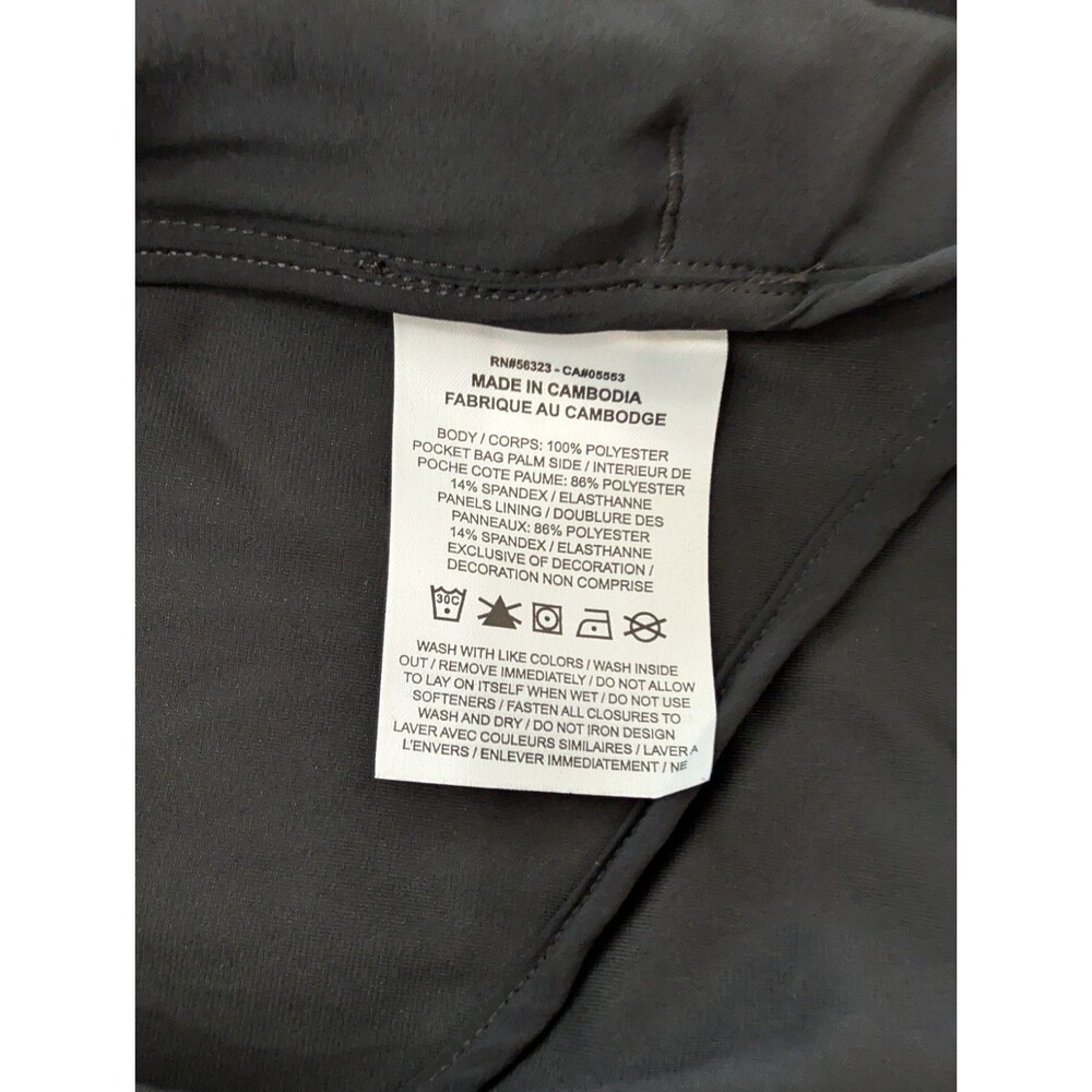 Nike Men's L Black Full Zip Jacket Stand Collar Logo Regular Dri-Fit Golf Casual - Picture 11 of 12
